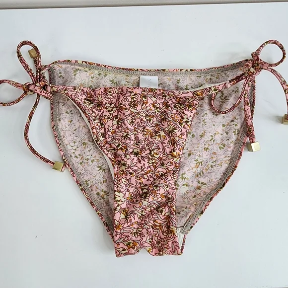 Zimmermann Swim Zimmerman Floral Pink Bikini Bottom Size 46